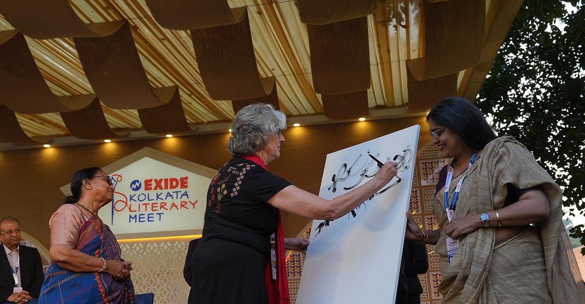 Sandipan Chatterjee
 : A photograph from Exide Kolkata literary meet 