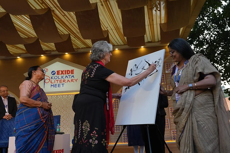 A photograph from Exide Kolkata literary meet