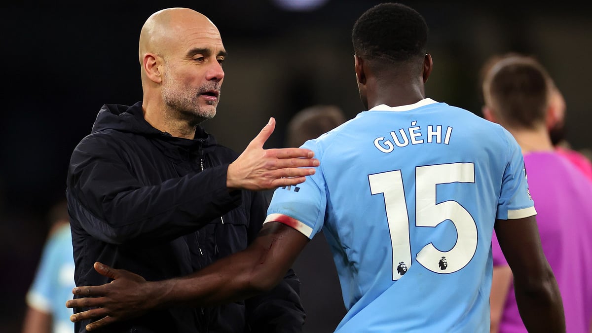 Opta : Man City boss Pep Guardiola and defender Marc Guehi