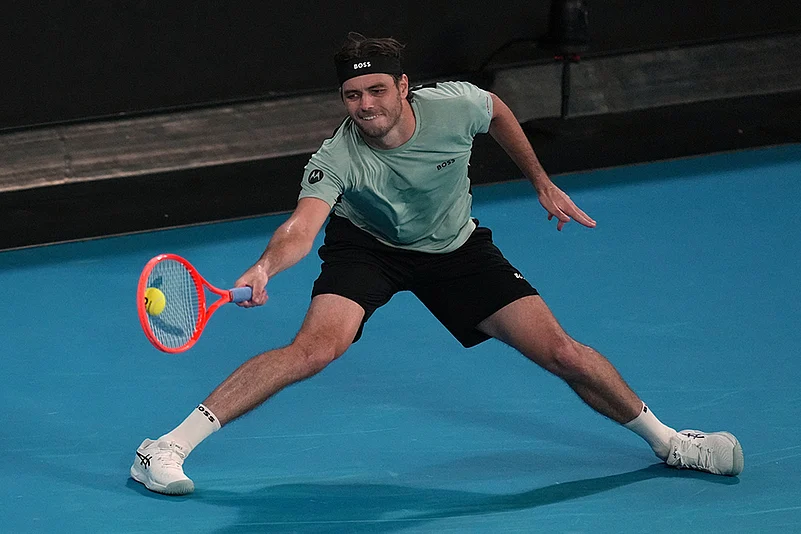 Stan Wawrinka Vs Taylor Fritz Australian Open Tennis-7