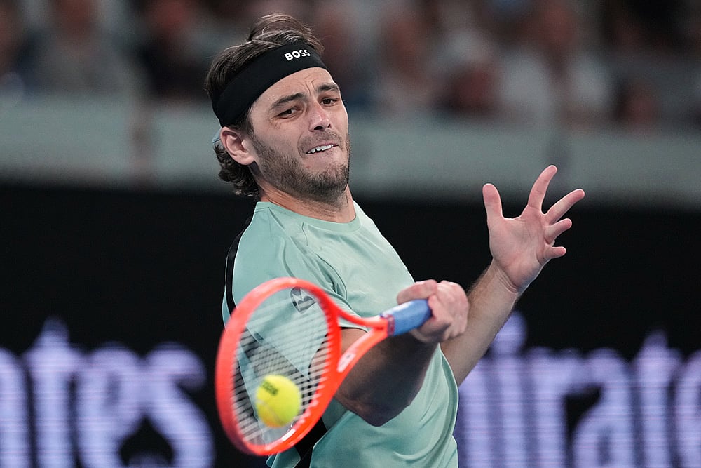 Stan Wawrinka Vs Taylor Fritz Australian Open Tennis-9