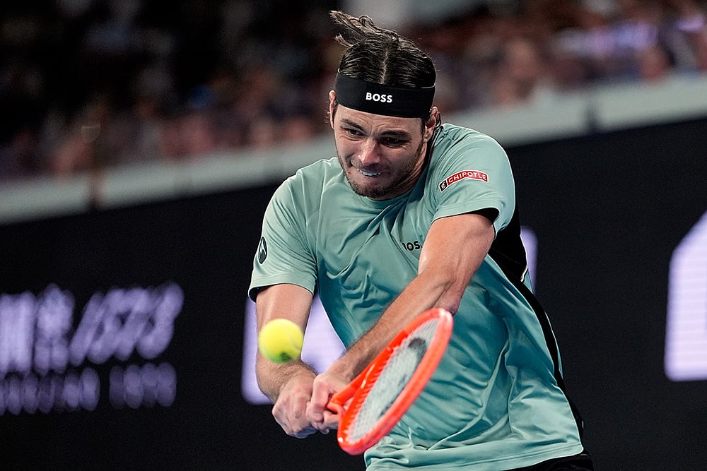 Stan Wawrinka Vs Taylor Fritz Australian Open Tennis-5
