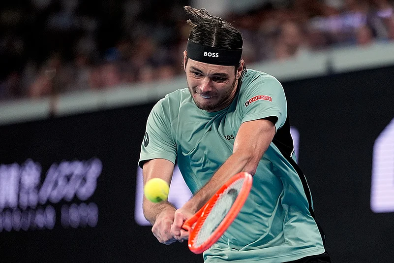 Stan Wawrinka Vs Taylor Fritz Australian Open Tennis-5