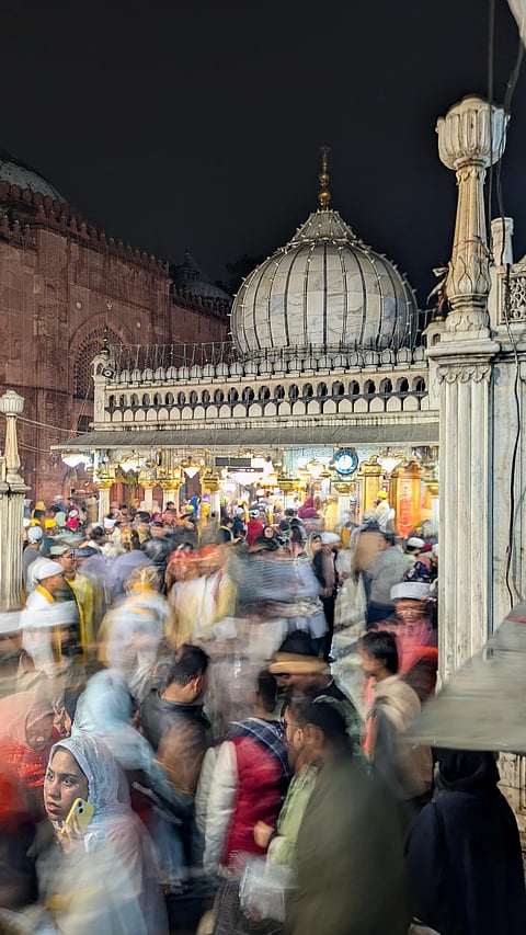 On Friday, the dargah's courtyard and lanes transformed into a living tapestry of yellow chadars draped over the tomb, marigold and mustard flowers everywhere, devotees in saffron hues singing and offering prayers.