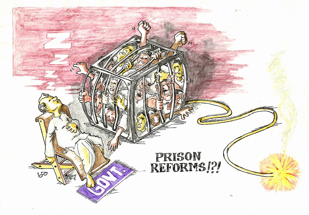 Arun Ferreira art, prison art India, art drawn in prison