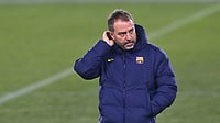 FC Barcelona Vs Real Madrid LIVE Streaming, La Liga: El Clasico Preview, Head-To-Head – All You Need To Know File : Barcelona head coach Hansi Flick