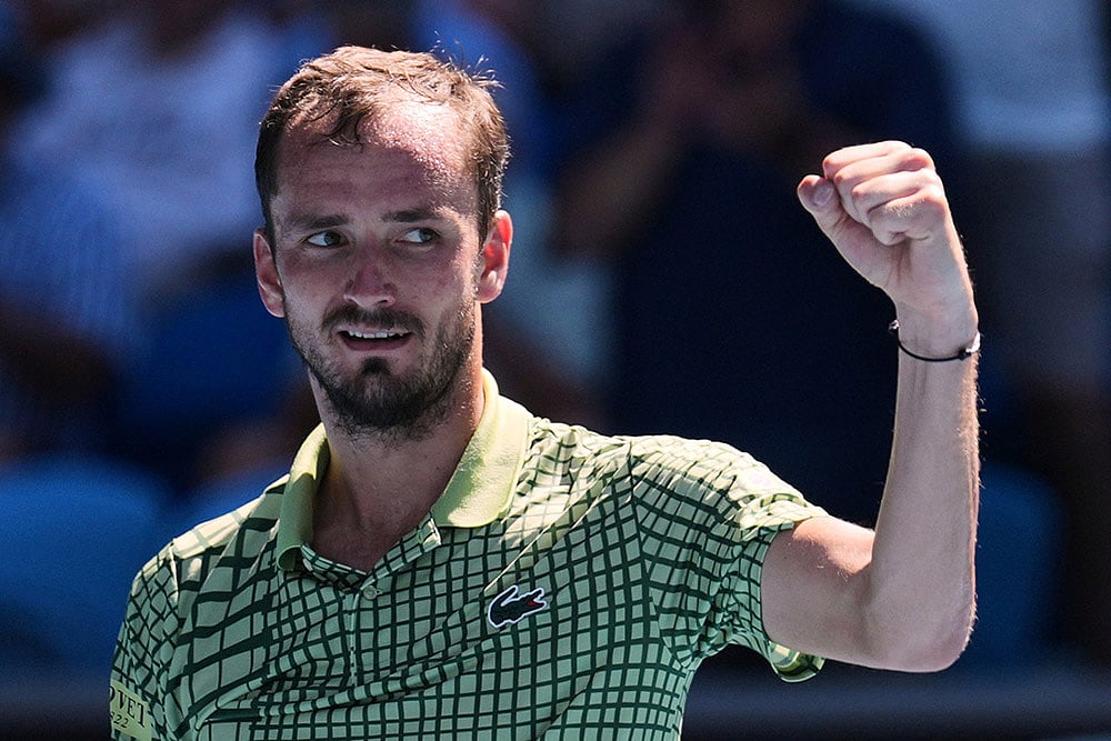 Australian Open Tennis: Daniil Medvedev vs Learner Tien