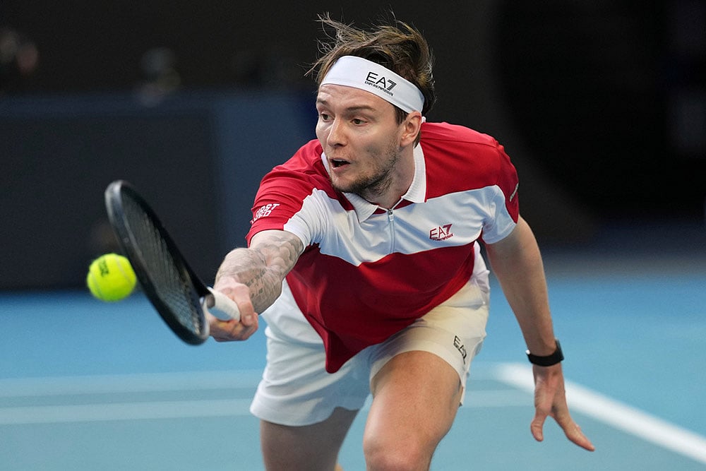 Australian Open Tennis: Alexander Bublik vs Alex de Minaur