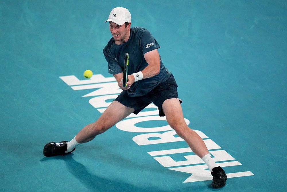 Australian Open Tennis: Novak Djokovic vs Botic Van De Zandschulp