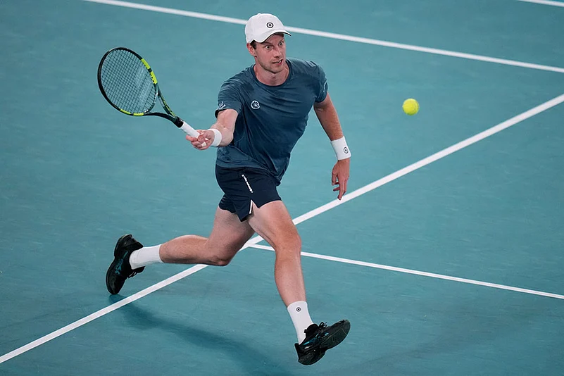 Australian Open Tennis Championship: Novak Djokovic vs Botic Van De Zandschulp