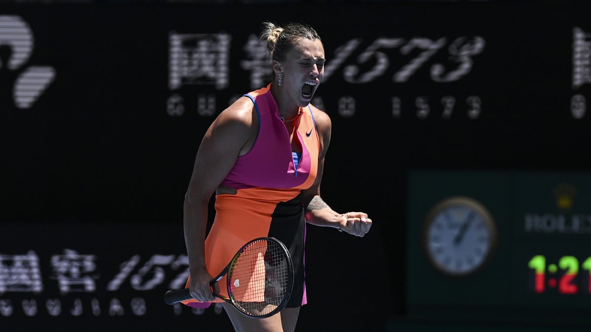 Opta  : Aryna Sabalenka celebrates against Victoria Mboko