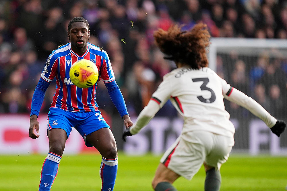 Crystal Palace Vs Chelsea english premier league soccer-Marc Cucurella