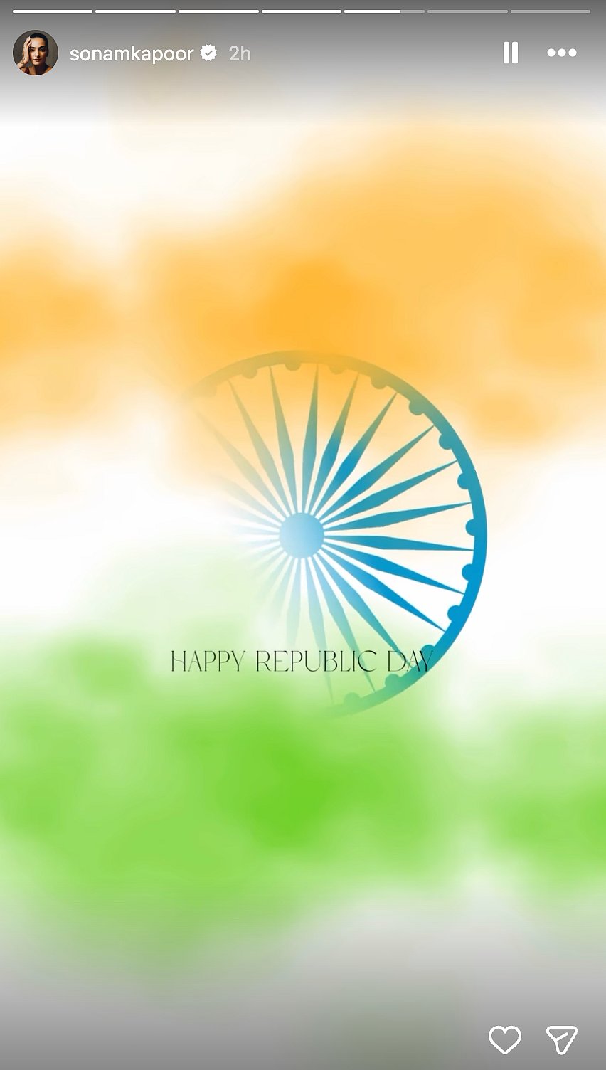 Sonam Kapoors Republic Day story