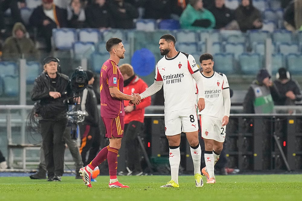 Roma vs AC Milan 2025-26 serie a soccer-Lorenzo Pellegrini