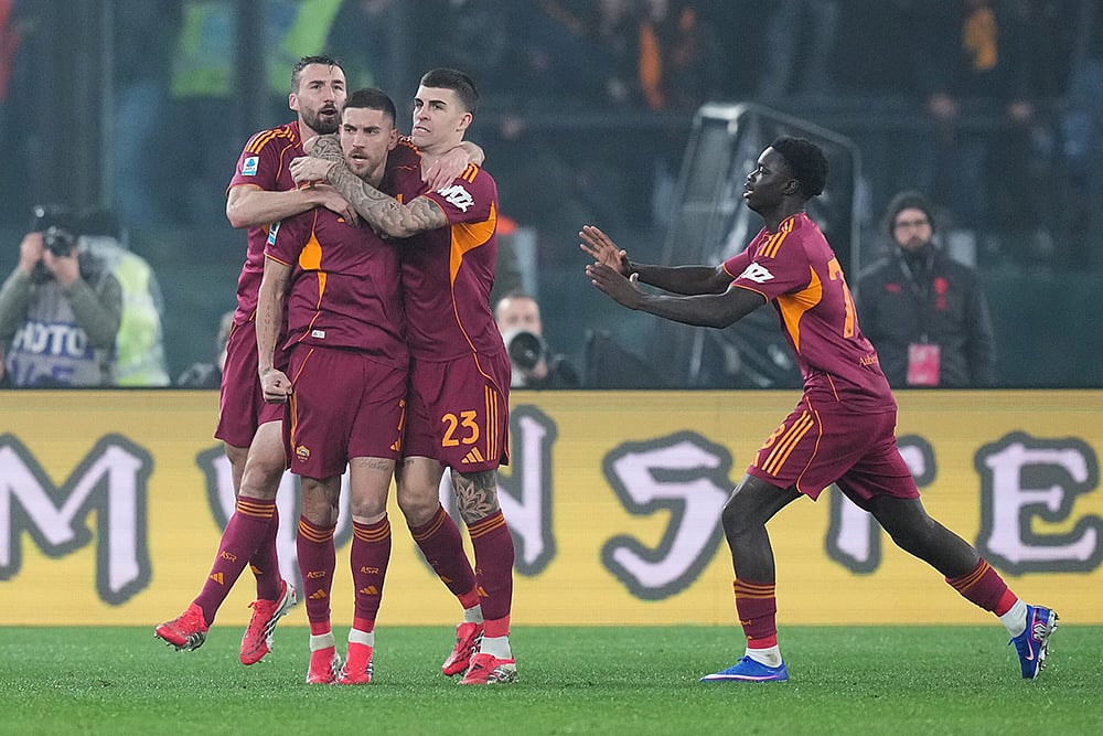 Roma vs AC Milan 2025-26 serie a soccer-Lorenzo Pellegrini