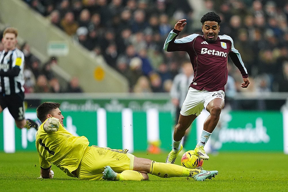 newcastle united vs aston villa english premier league soccer-Ian Maatsen