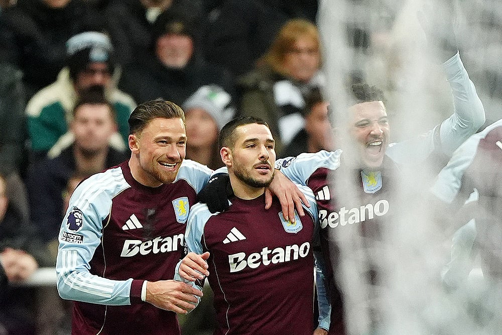 newcastle united vs aston villa english premier league soccer-Emi Buendia