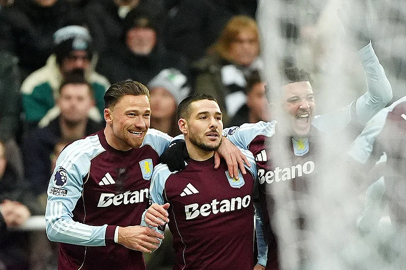 newcastle united vs aston villa english premier league soccer-Emi Buendia