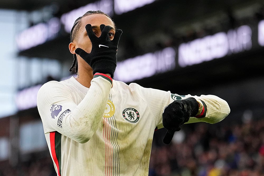 Crystal Palace Vs Chelsea english premier league soccer-Joao Pedro