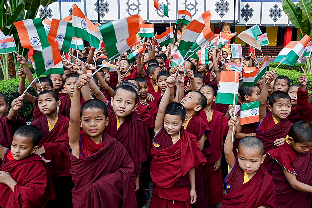 Republic Day celebration in Bodh Gaya