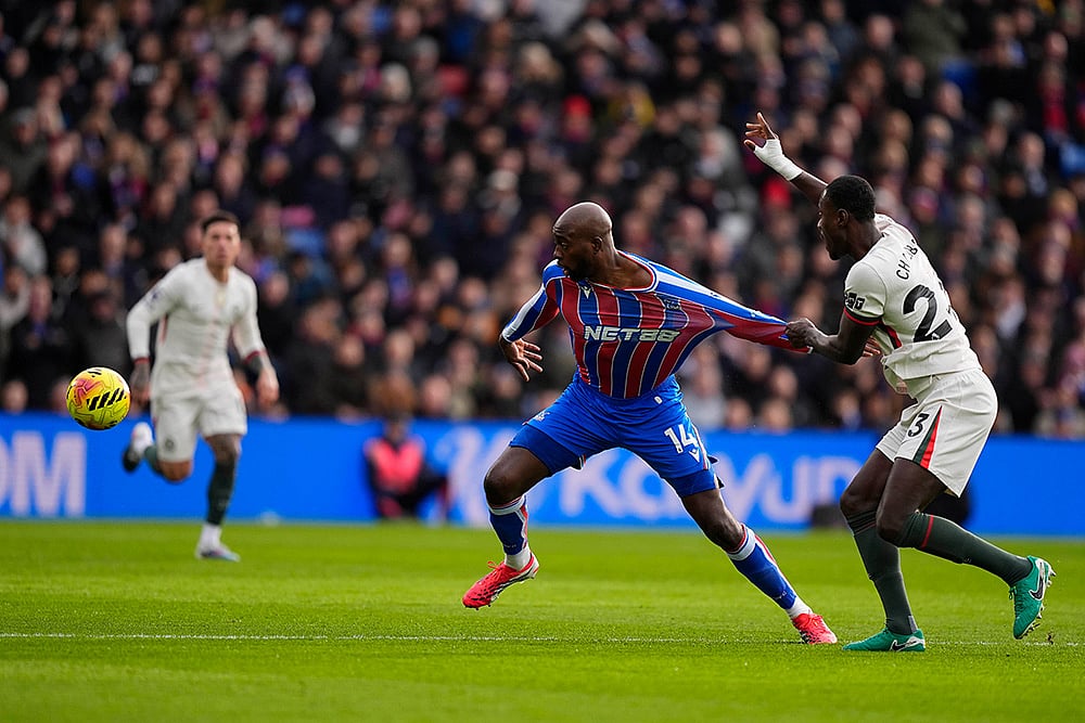 Crystal Palace Vs Chelsea english premier league soccer-Jean-Philippe Mateta