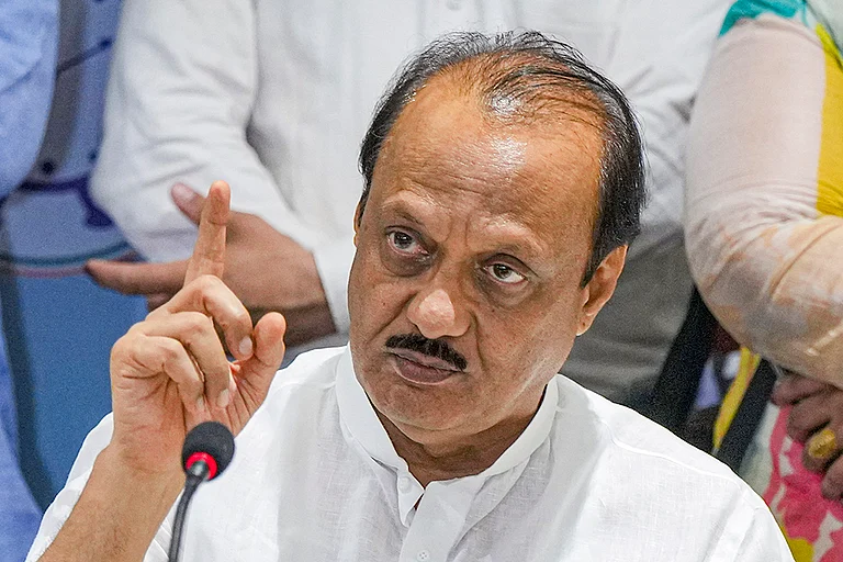 Maharashtra Deputy Chief Minister Ajit Pawar was killed after an aircraft carrying him crashed at Baramati in Pune district on Wednesday, Jan. 28, 2026. Pawar is seen addressing a press conference, in Mumbai, in this file photo dated Monday, May 27, 2024. - | Photo: PTI/Shashank Parade