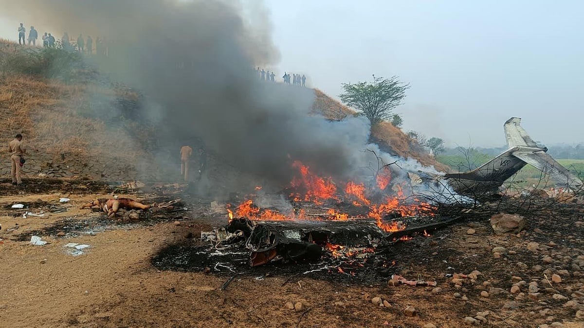 File Photo : Ajit Pawar's Plane Crash Lands In Maharashtra's Baramati