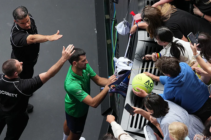 Novak Djokovic vs Lorenzo Musetti Australian Open tennis quarterfinal-4
