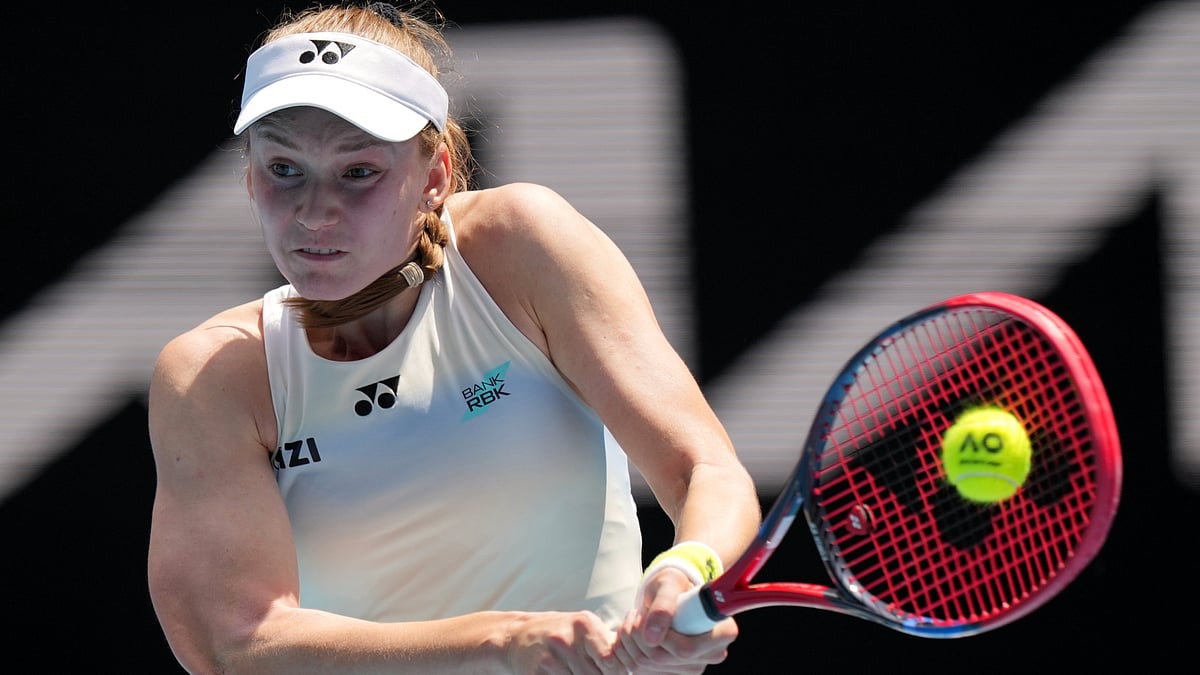 AP/Aaron Favila : The win gave Rybakina a shot at her second Grand Slam title.
