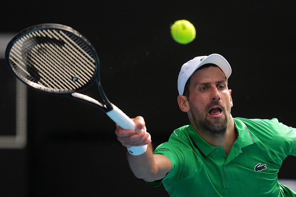 Novak Djokovic vs Lorenzo Musetti Australian Open tennis quarterfinal-7