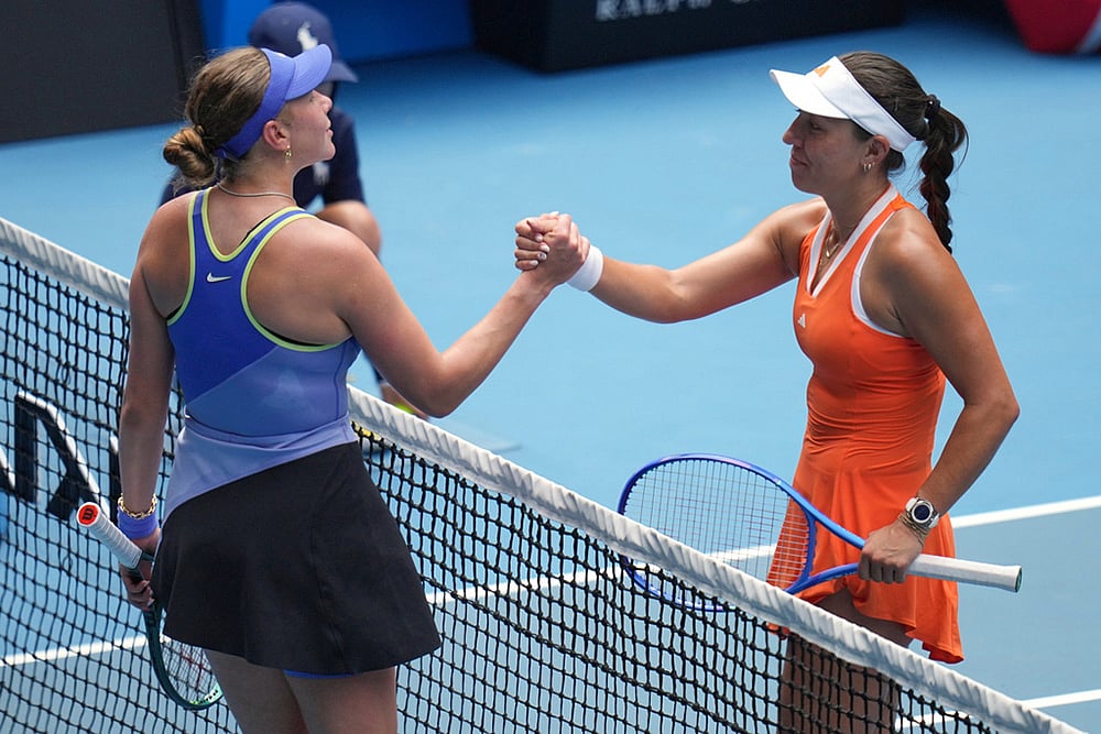 Jessica Pegula vs Amanda Anisimova Australian Open tennis quarterfinal-2