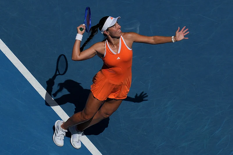 Jessica Pegula vs Amanda Anisimova Australian Open tennis quarterfinal-8