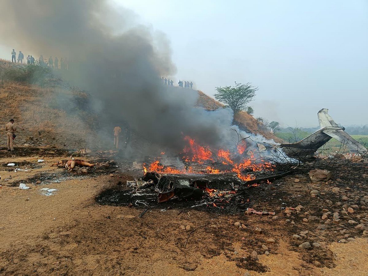 Ajit Pawar's Plane Crash Lands In Maharashtra's Baramati