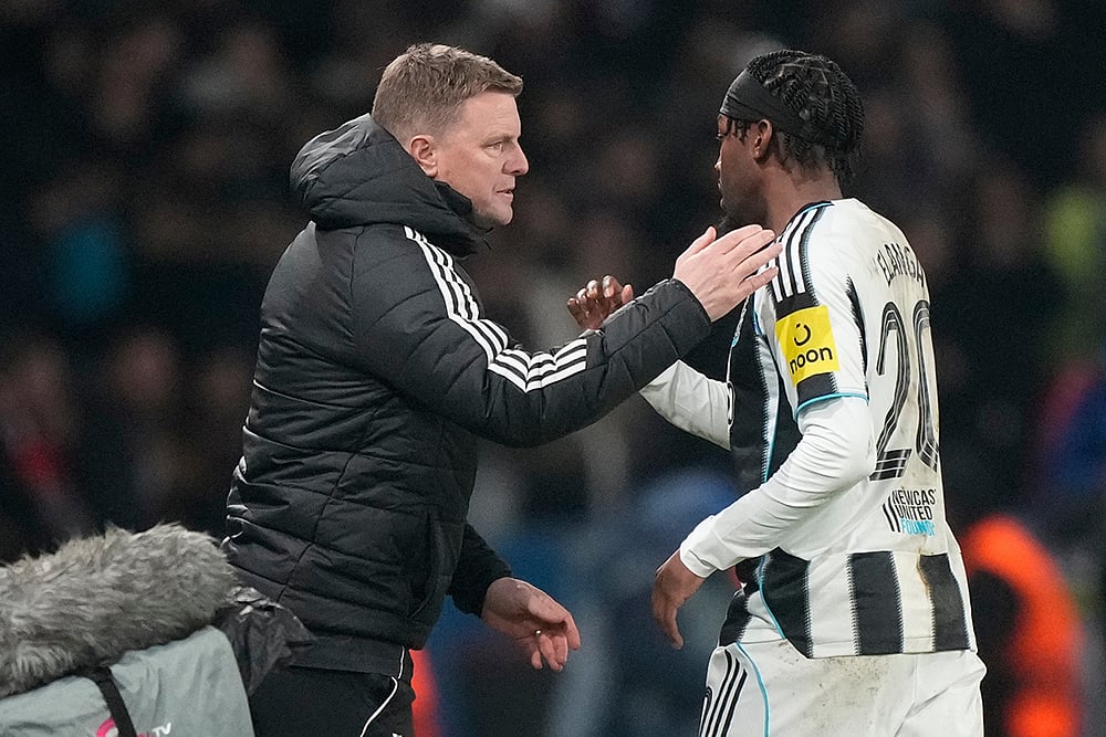 PSG vs Newcastle United Champions League Soccer-Eddie Howe