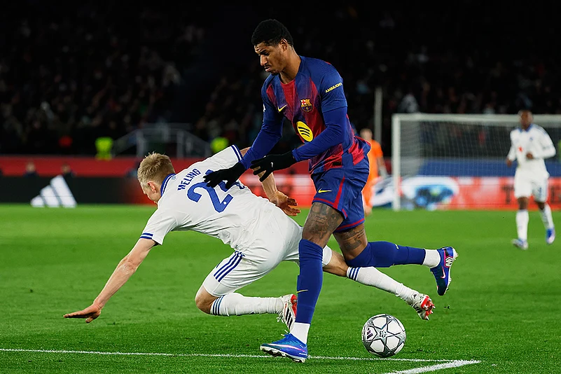 Barcelona vs Copenhagen Champions League Soccer-Birger Meling
