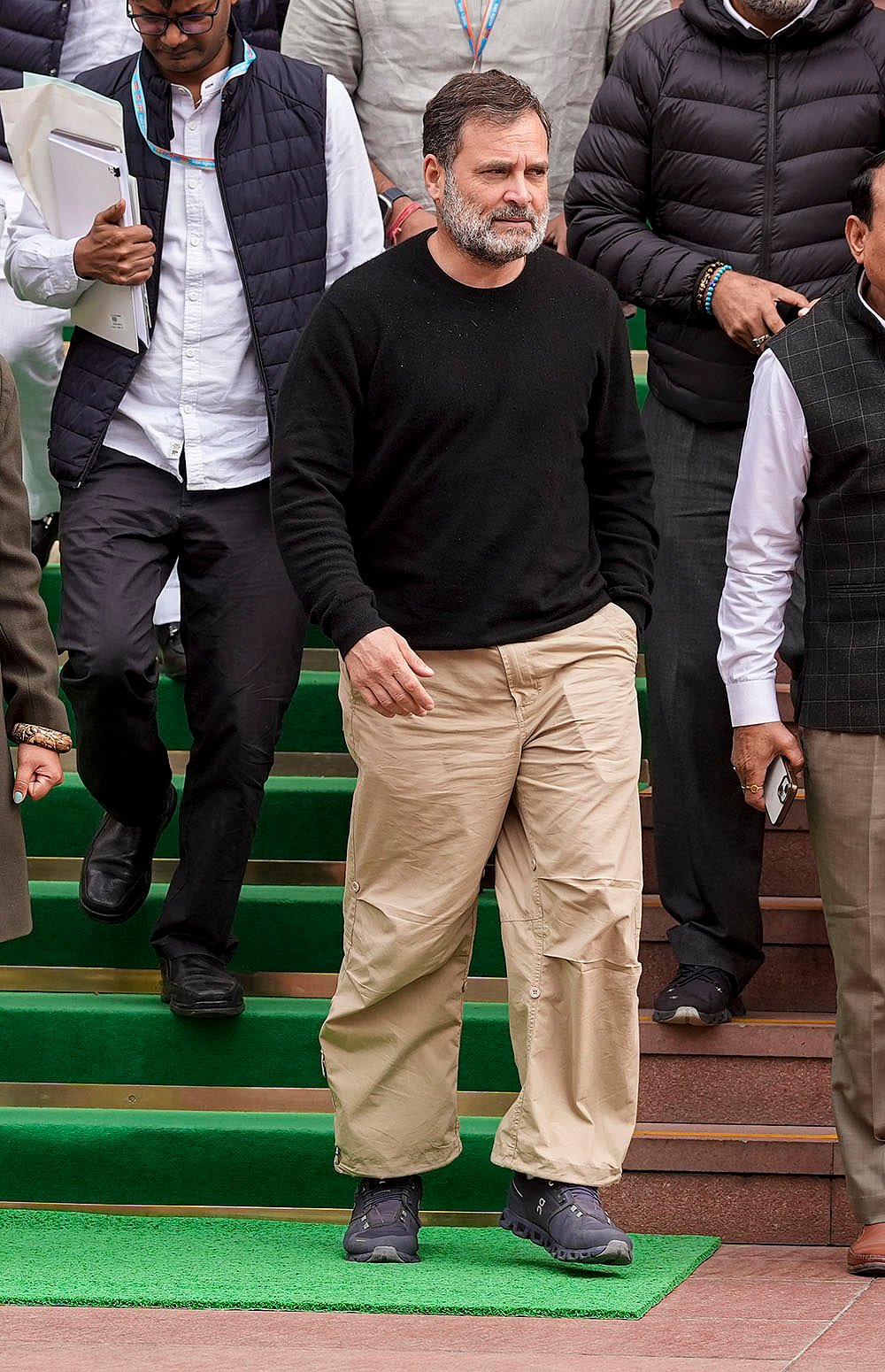 Rahul Gandhi during Budget session of Parliament