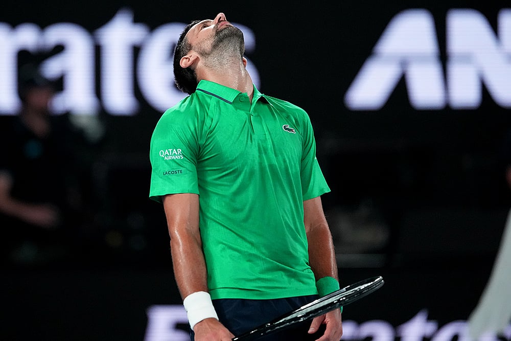 Novak Djokovic Vs Jannik Sinner Australian Open 2026 Semifinal-5