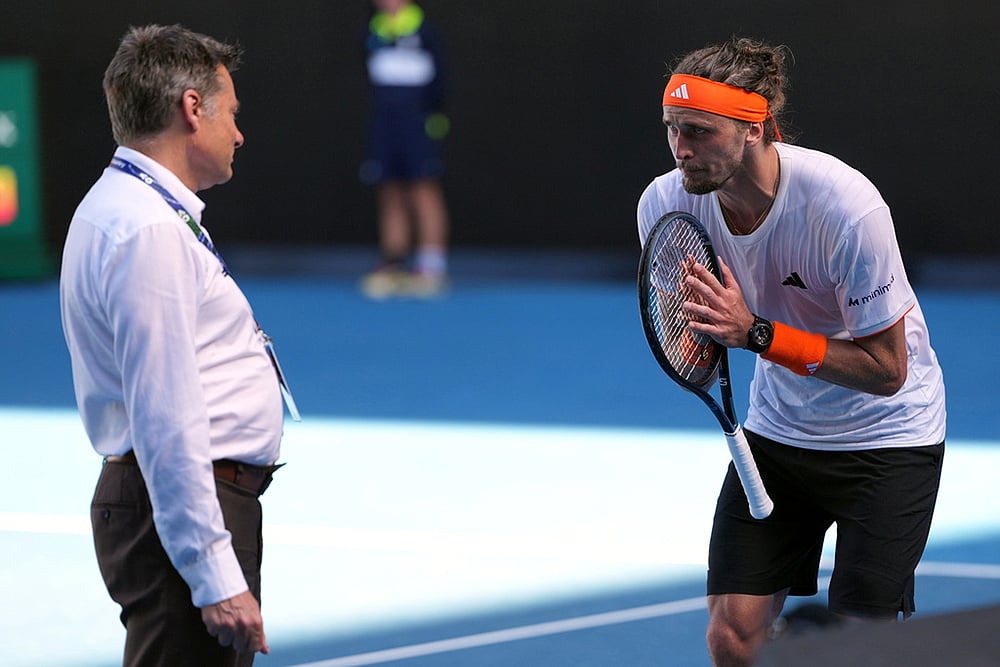 Carlos Alcaraz Vs Alexander Zverev Australian Open 2026 Semifinal-11