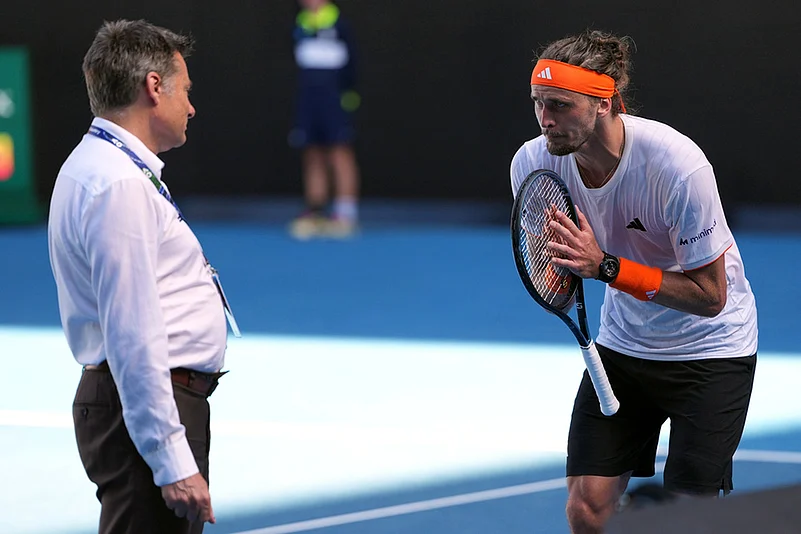 Carlos Alcaraz Vs Alexander Zverev Australian Open 2026 Semifinal-11