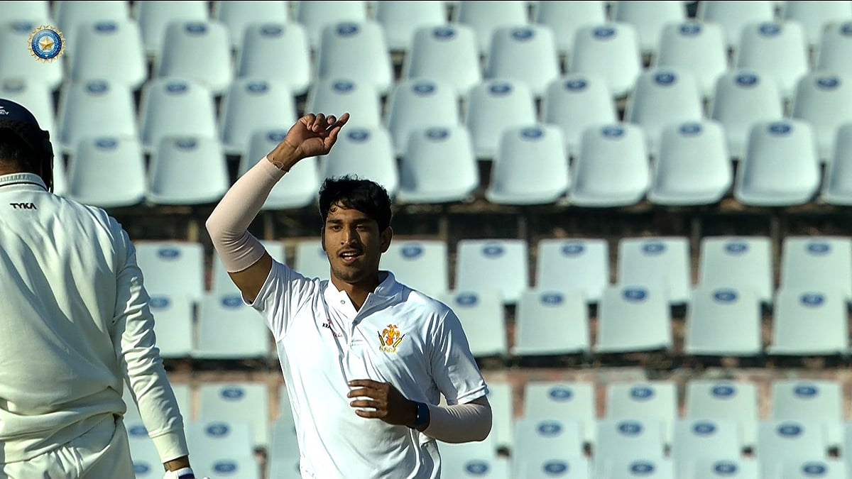 Photo: X/BCCI Domestic : 32 teams are competing in 16 matches played across India in round 7 of Ranji Trophy 2025-26.