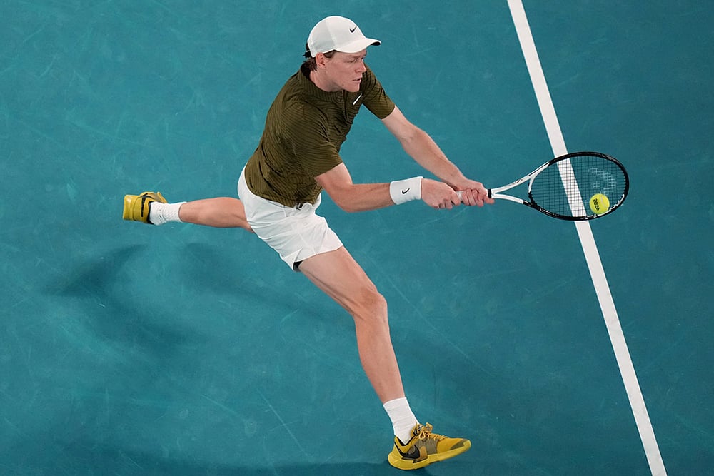 Novak Djokovic Vs Jannik Sinner Australian Open 2026 Semifinal-16