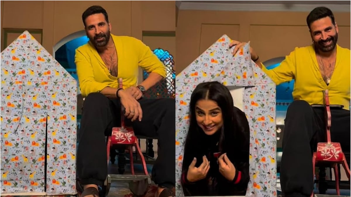 Akshay Kumar and Vidya Balan worked together in Bhool Bhulaiyaa. - Instagram 