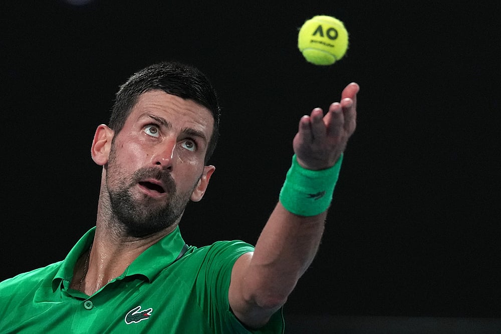 Novak Djokovic Vs Jannik Sinner Australian Open 2026 Semifinal-12