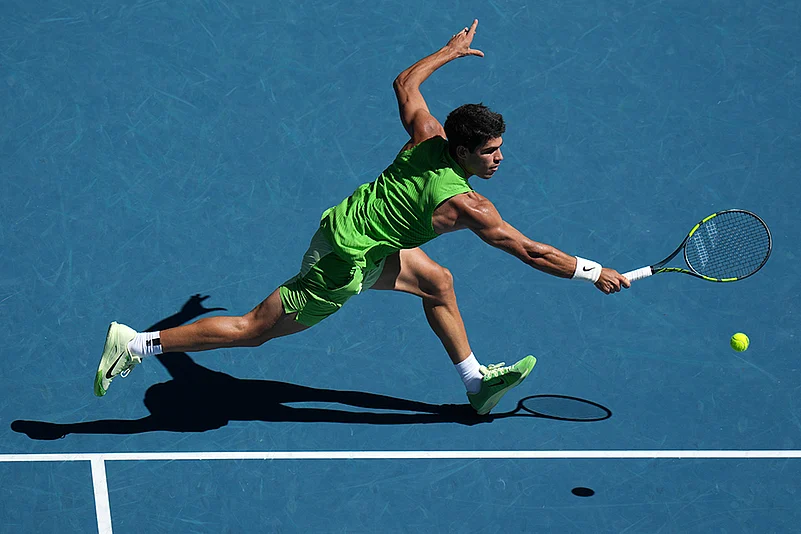 Carlos Alcaraz Vs Alexander Zverev Australian Open 2026 Semifinal-8