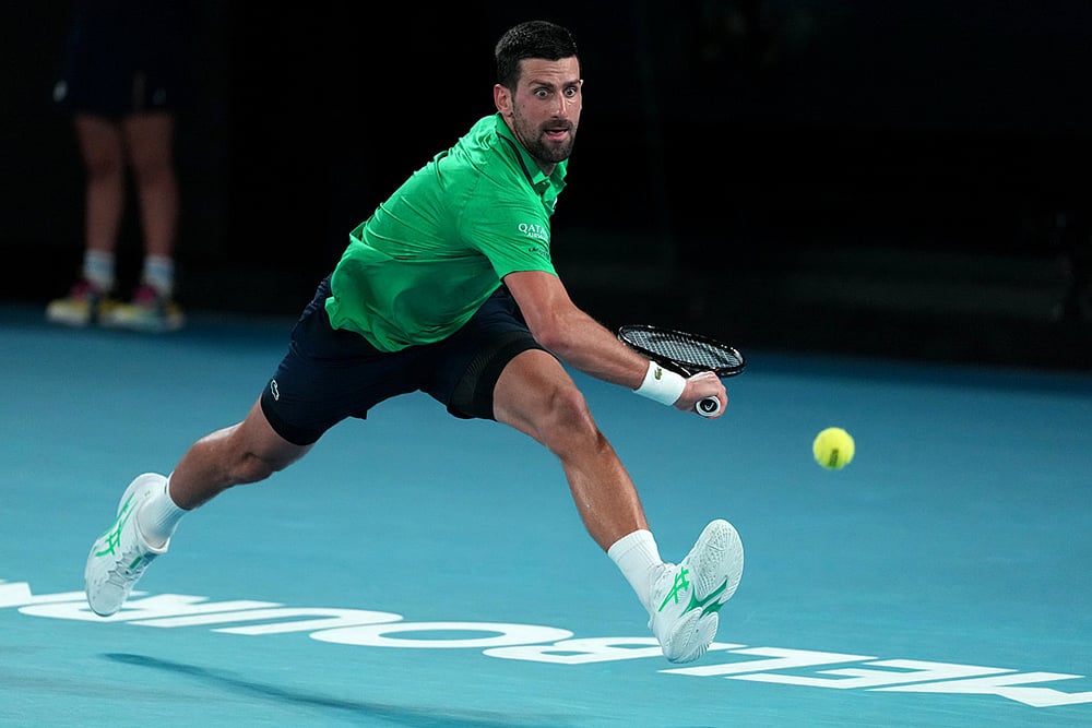 Novak Djokovic Vs Jannik Sinner Australian Open 2026 Semifinal-14