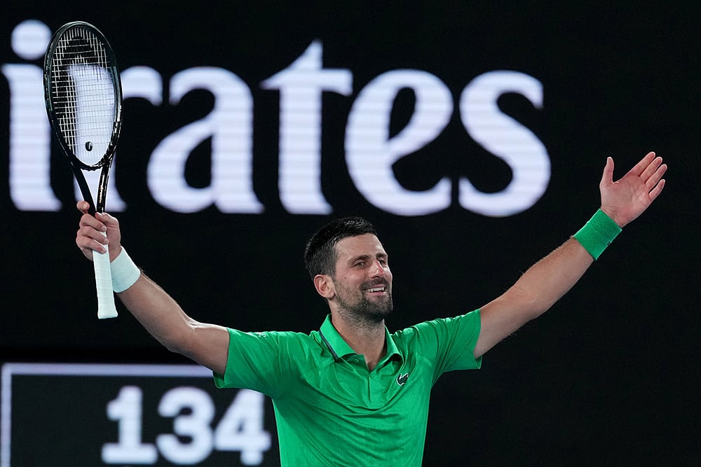 Novak Djokovic Vs Jannik Sinner Australian Open 2026 Semifinal-21