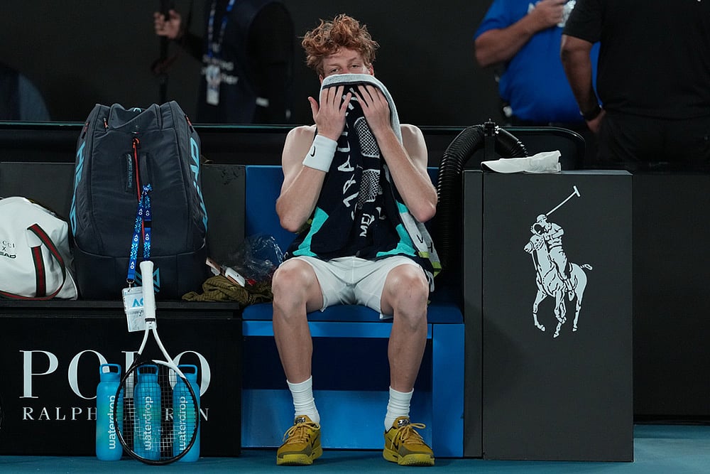 Novak Djokovic Vs Jannik Sinner Australian Open 2026 Semifinal-13