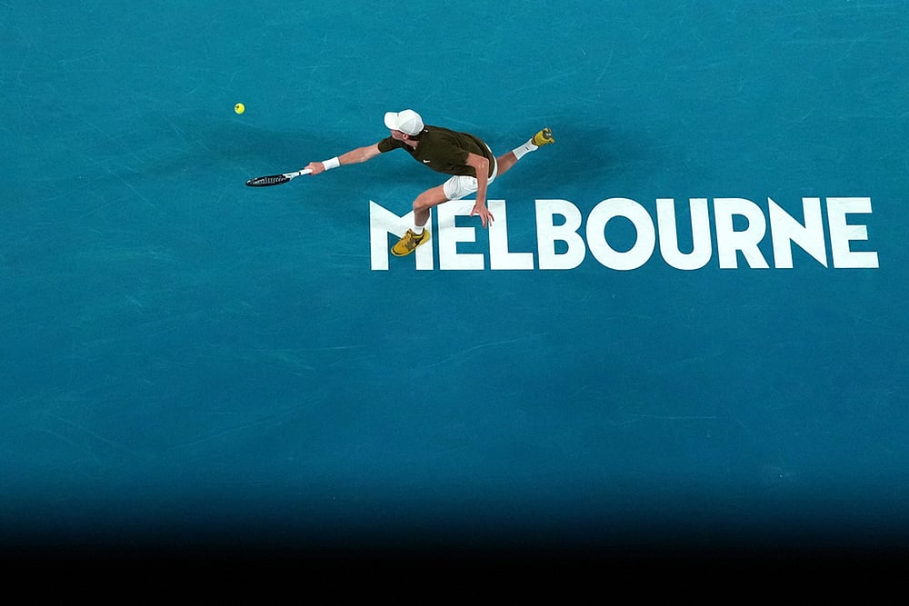 Novak Djokovic Vs Jannik Sinner Australian Open 2026 Semifinal-7