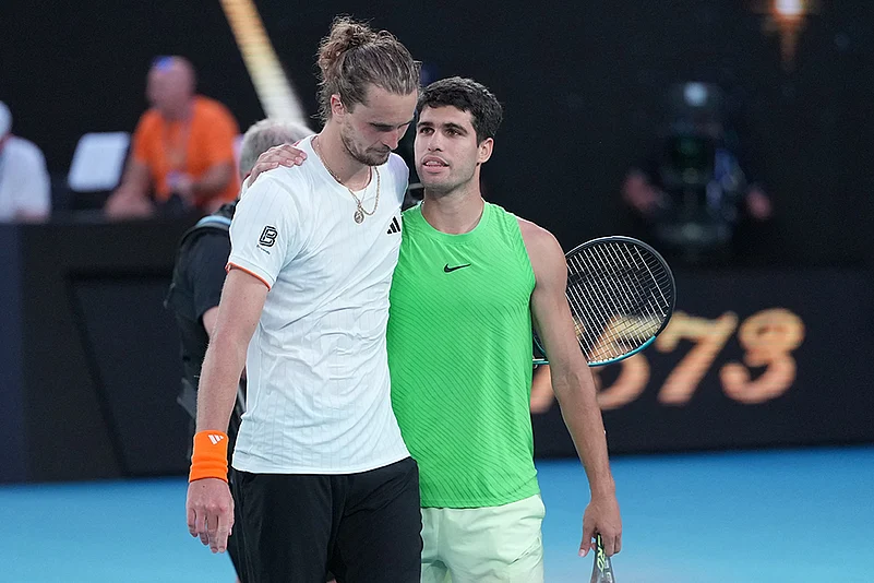 Carlos Alcaraz Vs Alexander Zverev Australian Open 2026 Semifinal-15
