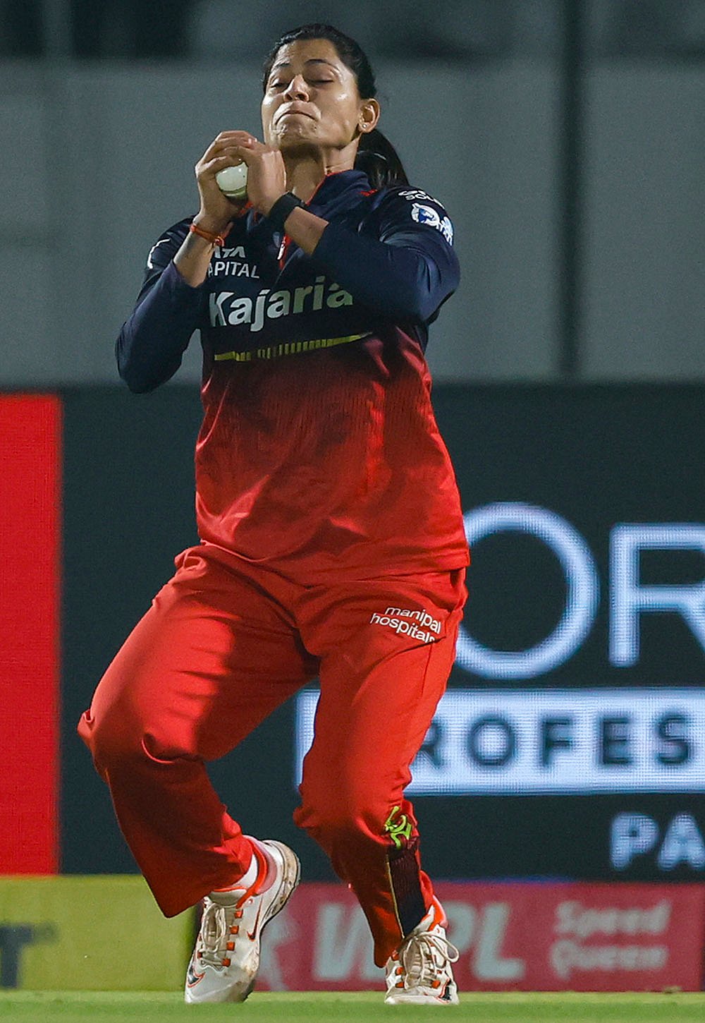 RCB Vs UPW WPL 2026 Cricket photos-Radha Yadav